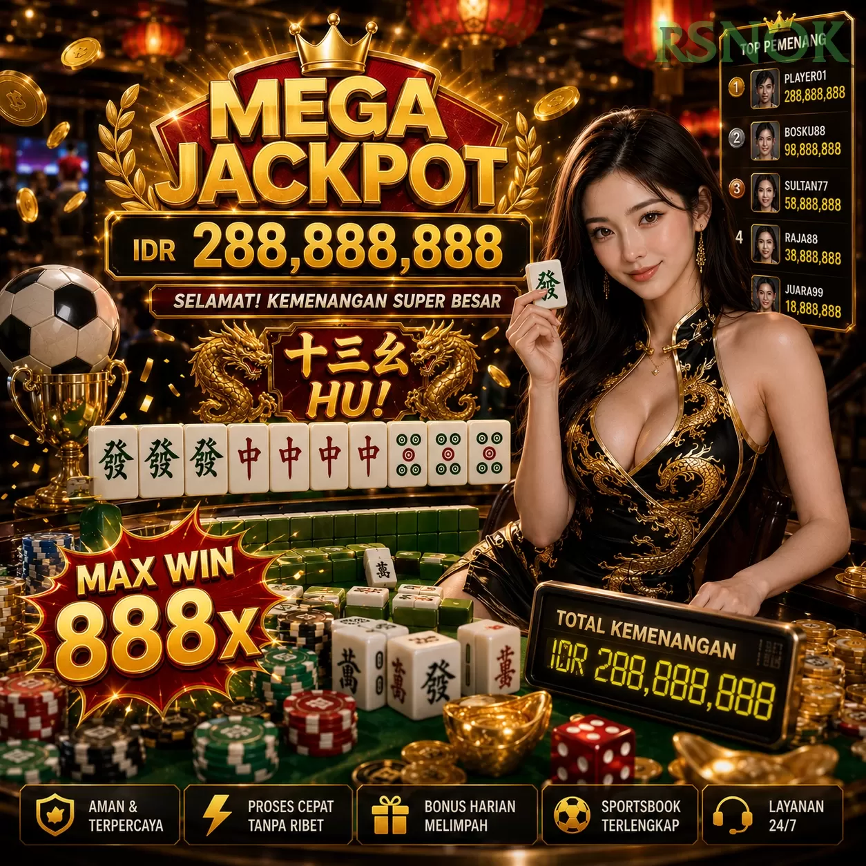 Main rsnokq Menang Jackpot Besar